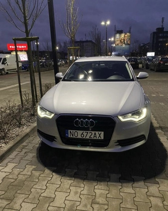 Audi A6 cena 56950 przebieg: 240000, rok produkcji 2013 z Warszawa małe 704